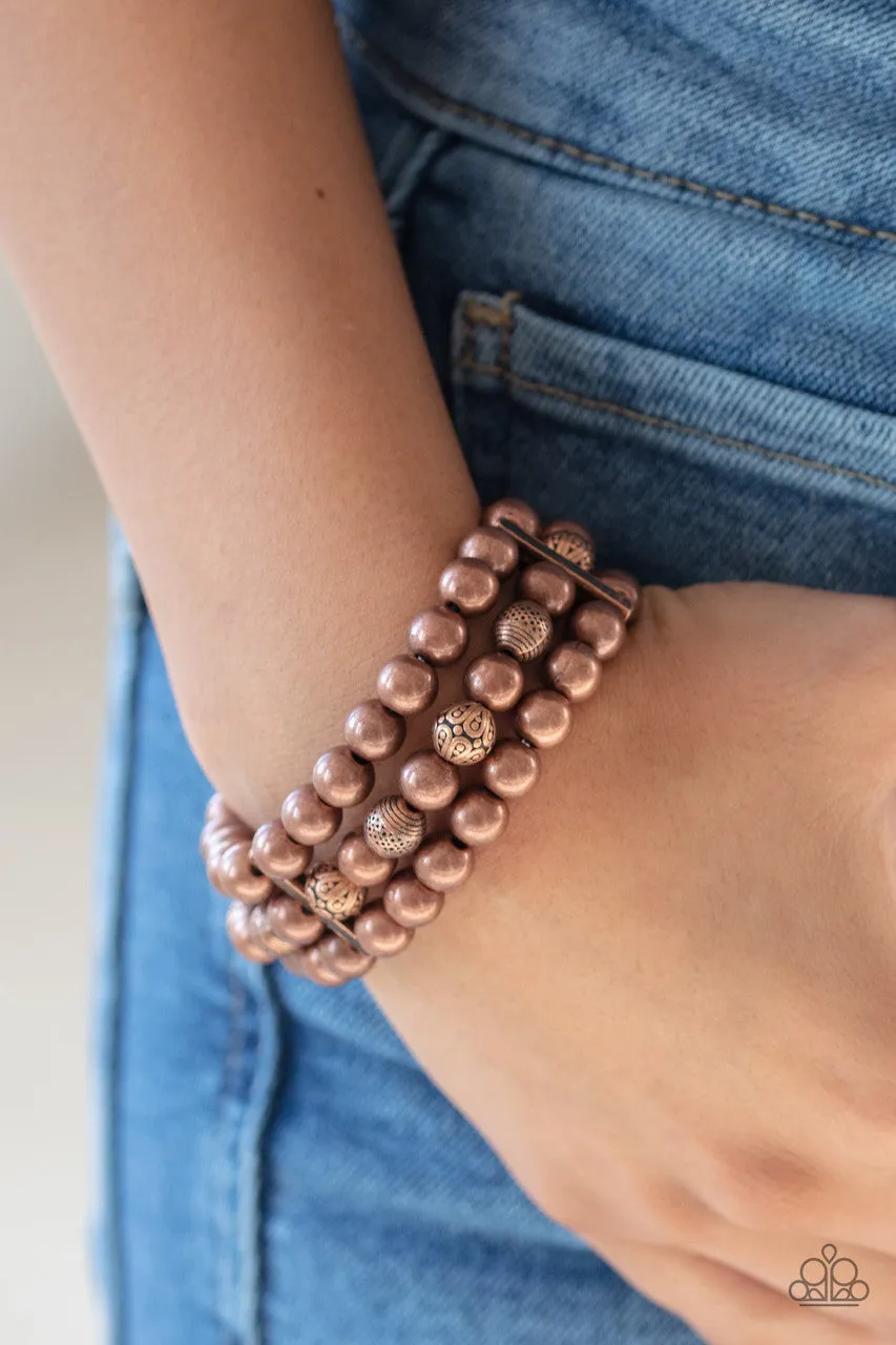 Trail Treasure Copper Paparazzi Bracelet