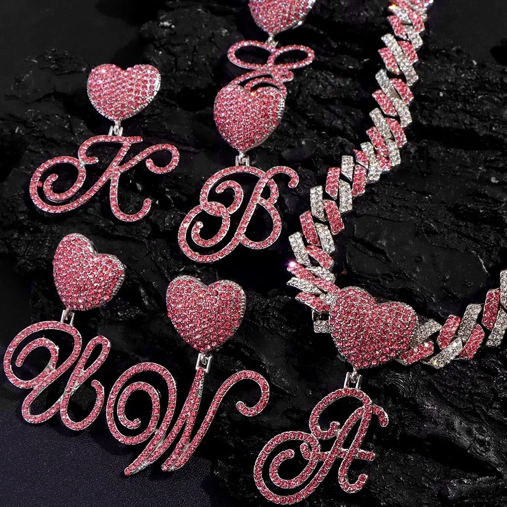 Trendy Cursive Letter Bracelet