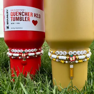 Trendy Teachers Boot Bracelet Stack