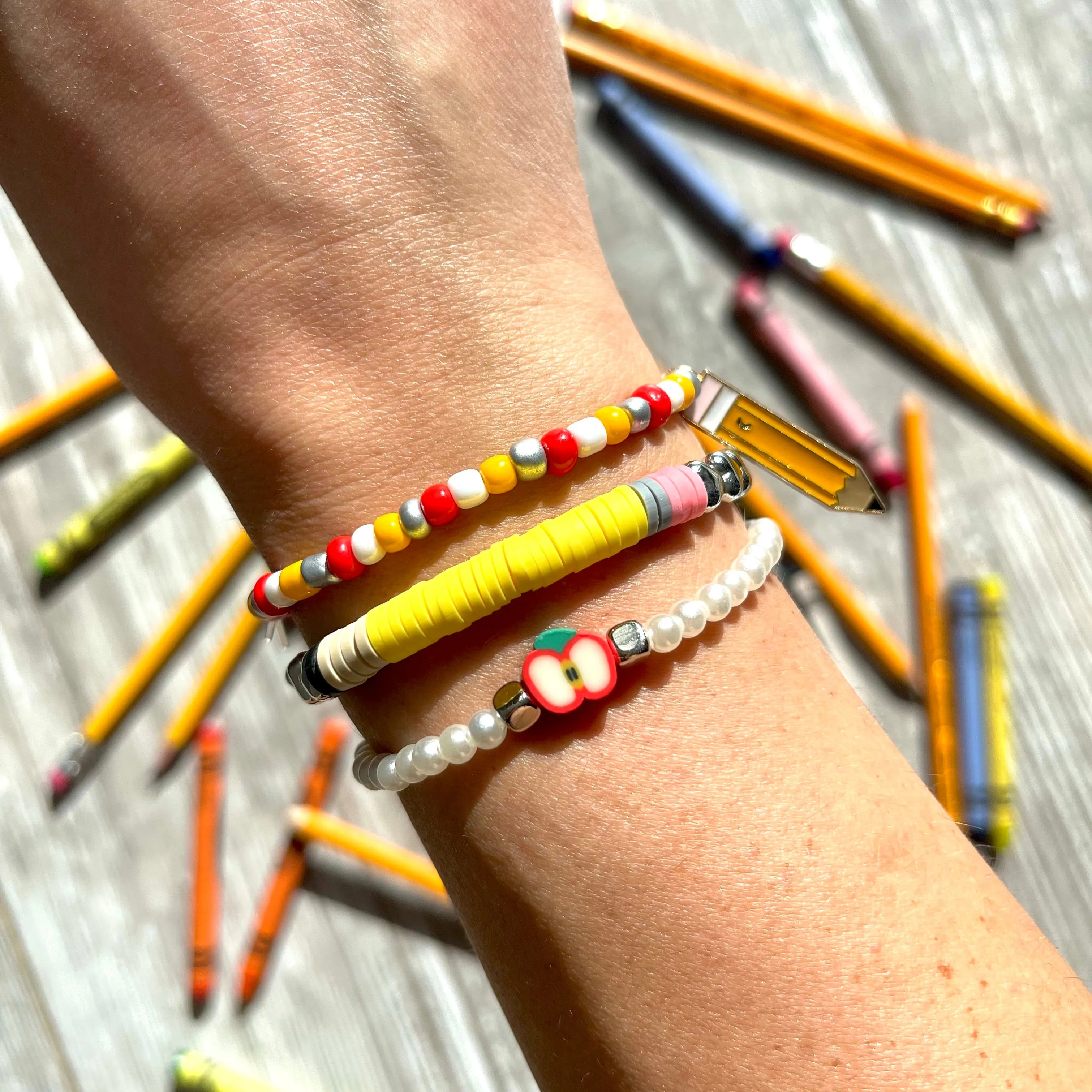 Trendy Teachers Mini Bracelet Stack