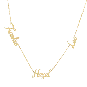 Trois Name Necklace