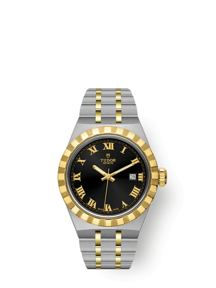 Tudor Royal, Stainless Steel and 18k Yellow Gold, 28mm, Ref# M28303-0003