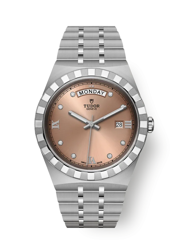 Tudor Royal, Stainless Steel with Diamond-set, 41mm, Ref# M28600-0011