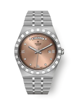 Tudor Royal, Stainless Steel with Diamond-set, 41mm, Ref# M28600-0011