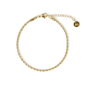 Twisted Rope Bracelet: Elegant Wrist Adornment