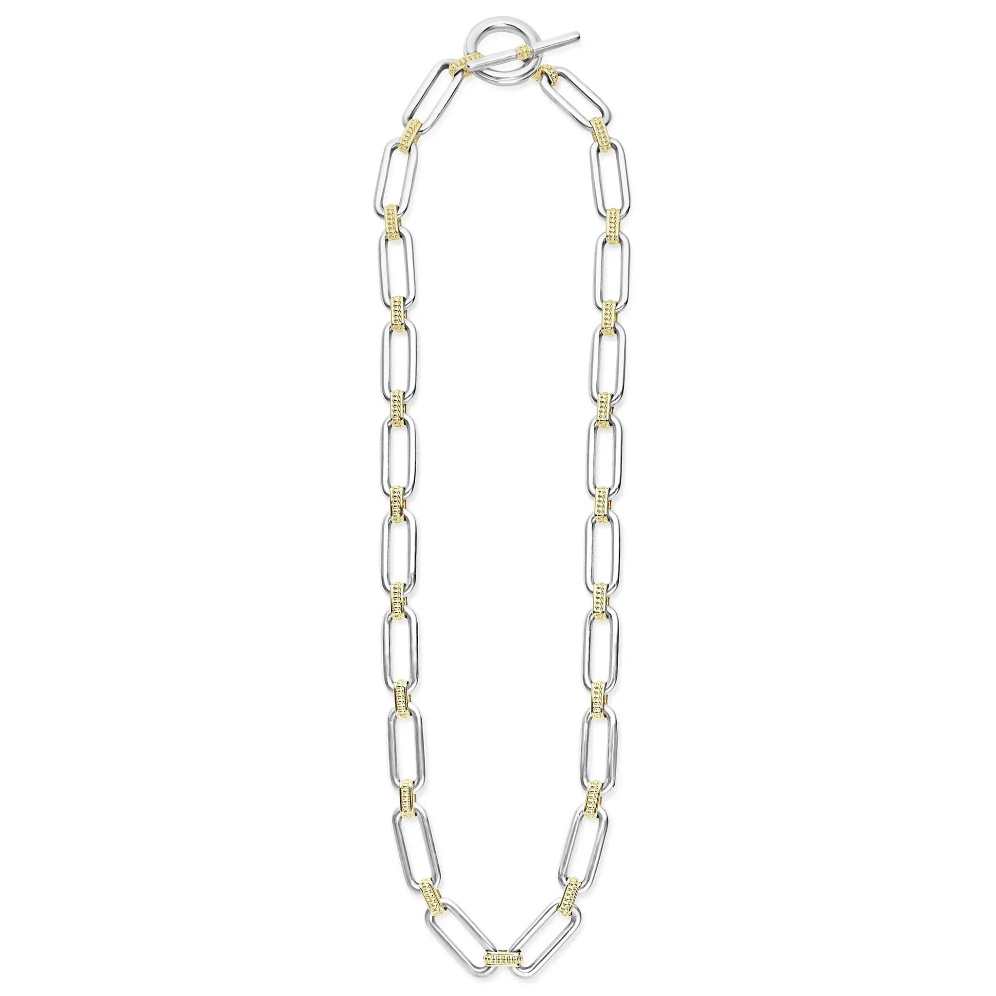 Two-Tone Link Necklace