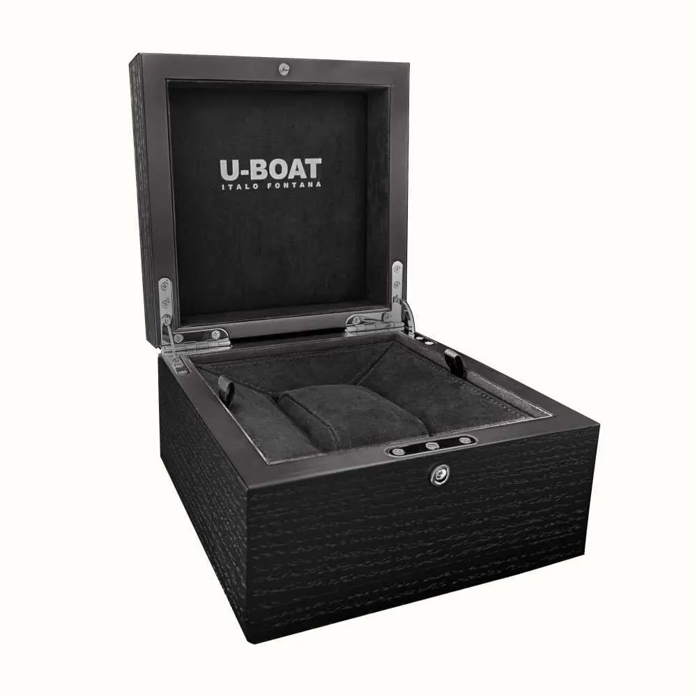 U-Boat Watch Capsoil Chronograph 45 Black Steel 8111/D