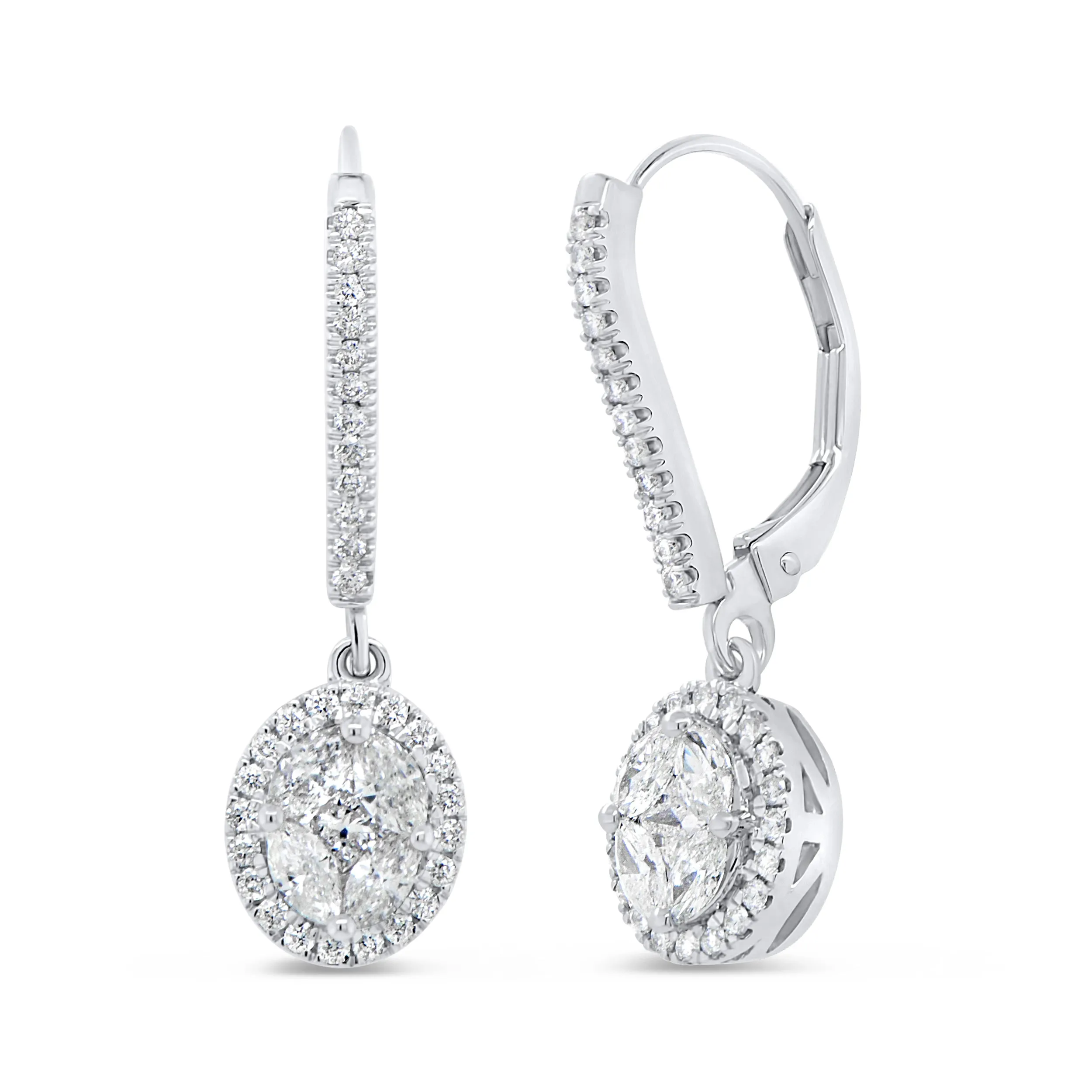 Uneek Earring 18K White Gold ER10503