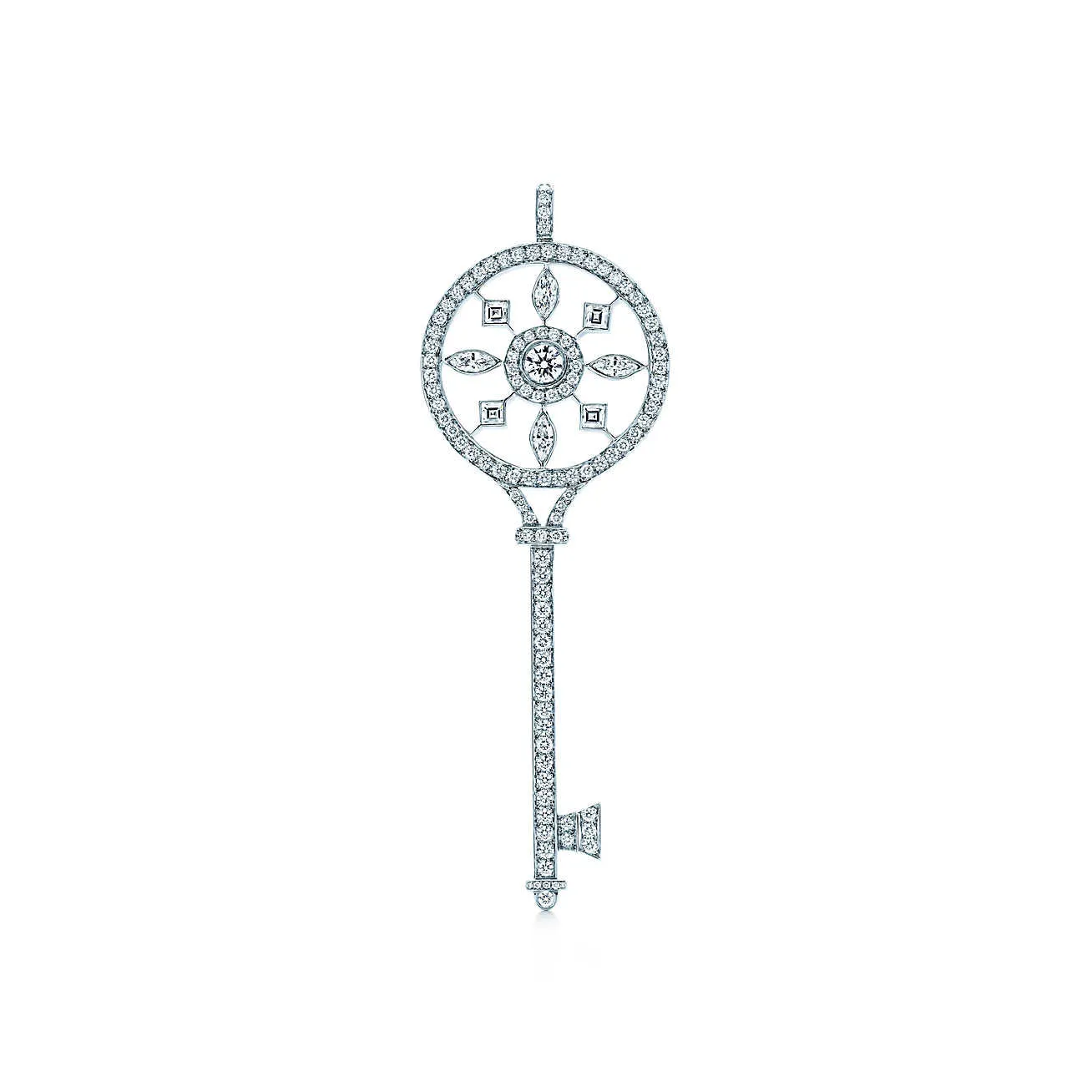 Unlock Happiness Kaleidoscope Key Pendant Necklace