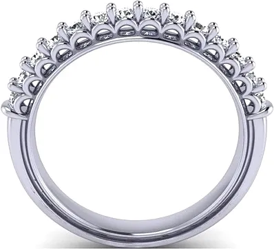 Verragio Two Tone Diamond Wedding Band