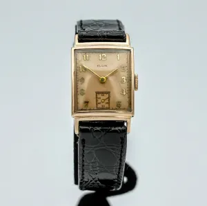 Vintage 1942 ELGIN Watch Ref. 6512E Grade 557 15 Jewels U.S.A. Made Wristwatch