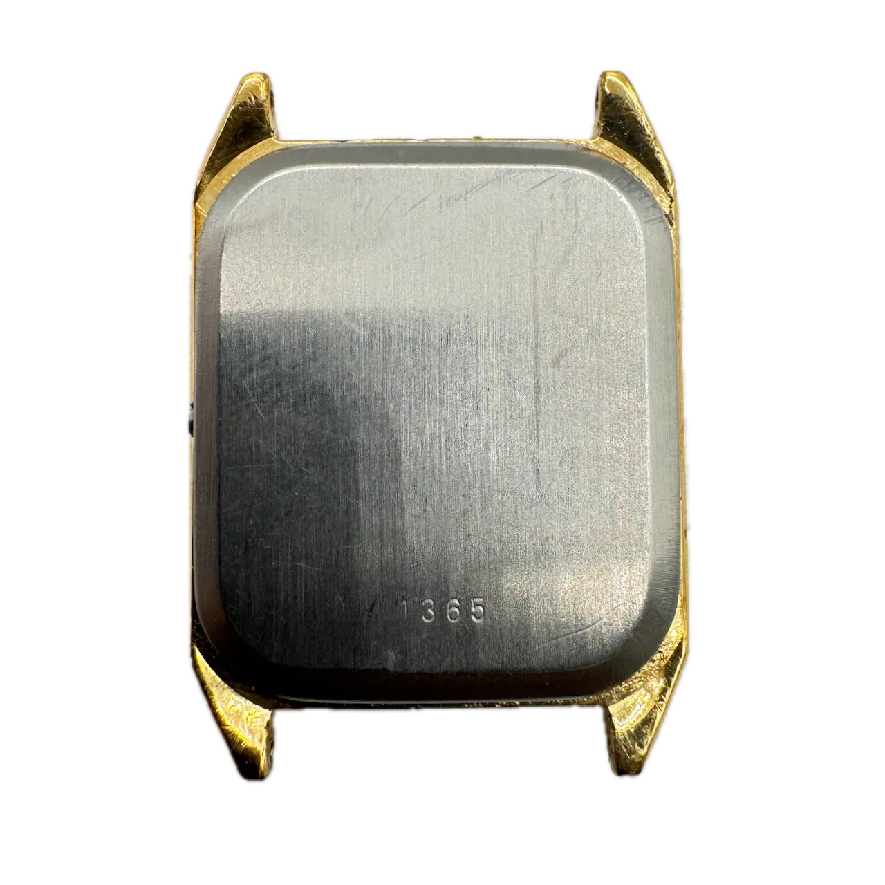 Vintage 25.5mm Omega 191.0126 De Ville Tank Men's Quartz Wristwatch Gold Plated