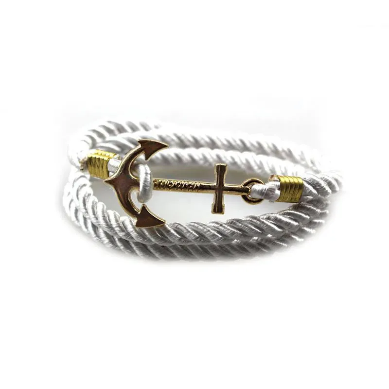 Vintage Anchor Bracelet Men Women Trendy Rope Bracelet Fashion Accessories Fine Jewelry