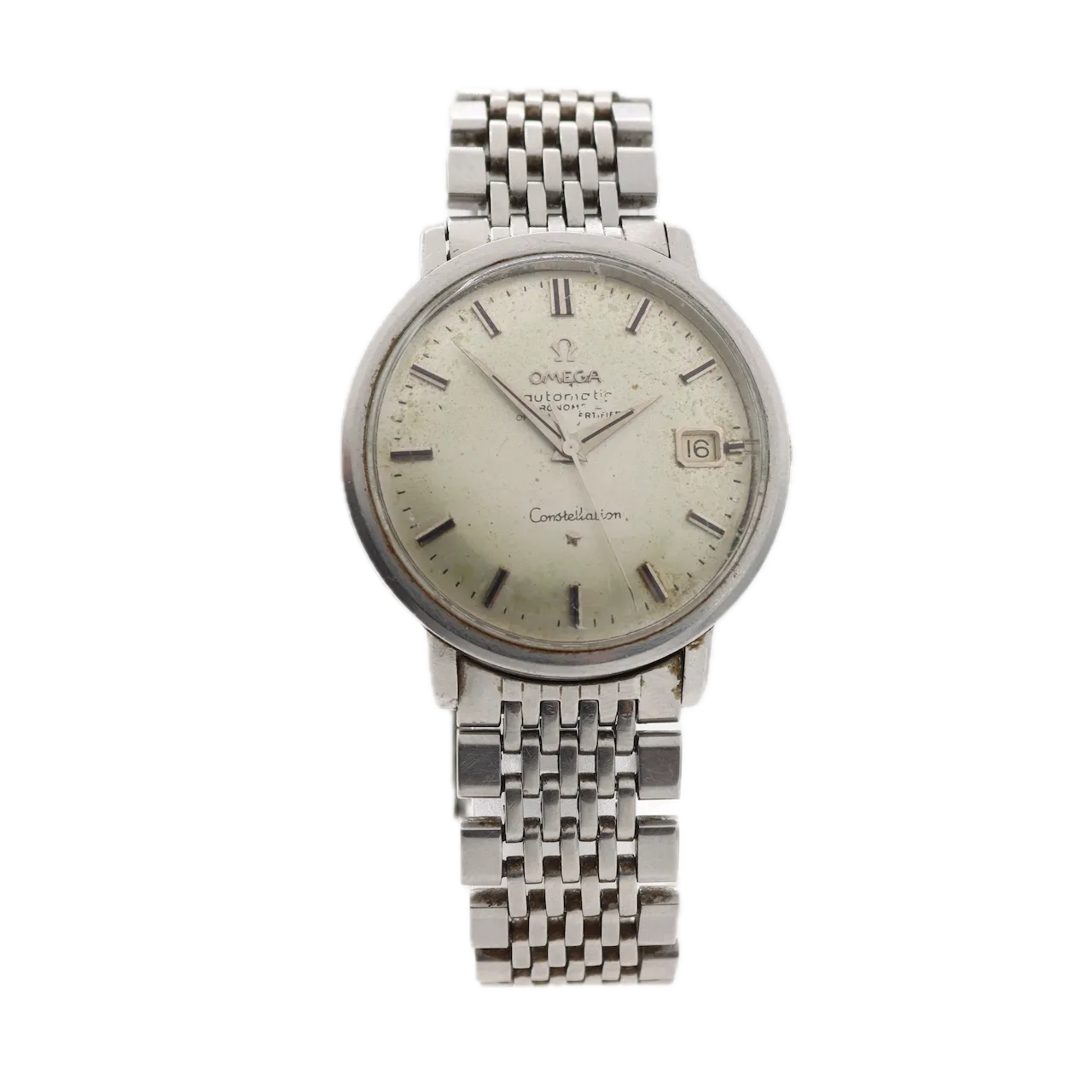 Vintage Omega 168.010 Constellation Men's Automatic Wristwatch 564 w Papers