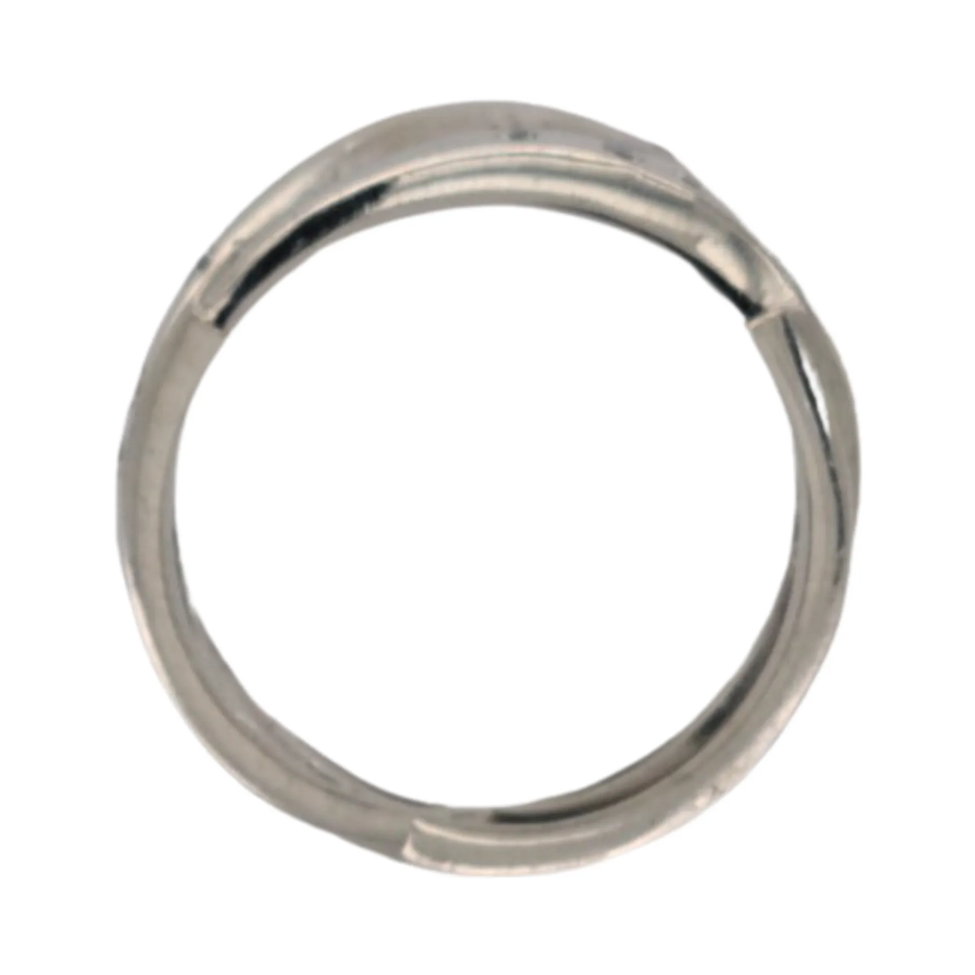 White Wave - Blue Sapphire and Diamond Ring