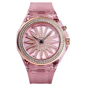 Women Watch Fashion Trend LED Light Innovative Dial Quartz Watches