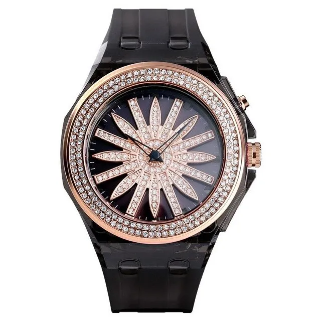 Women Watch Fashion Trend LED Light Innovative Dial Quartz Watches