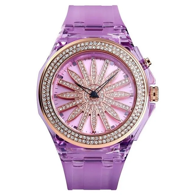 Women Watch Fashion Trend LED Light Innovative Dial Quartz Watches