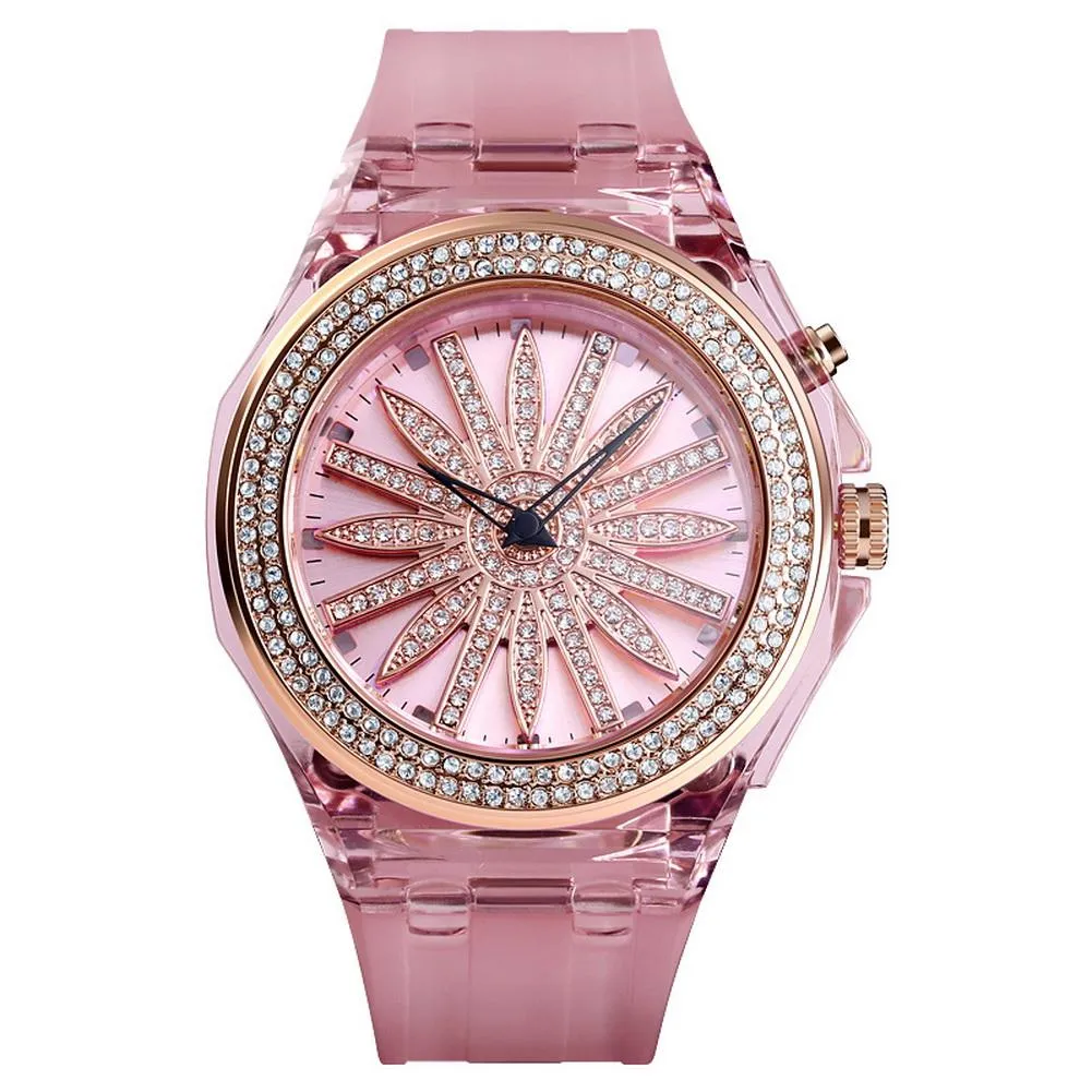 Women Watch Fashion Trend LED Light Innovative Dial Quartz Watches