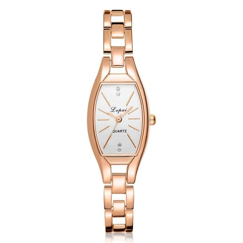 Women's Elegant Chain Bracelet Quartz Watches