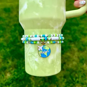 World Traveler Boot Bracelet Stack