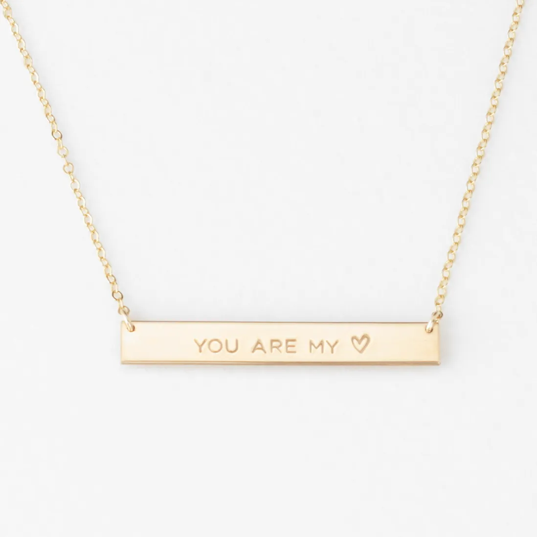 You Are My... Bar Necklace