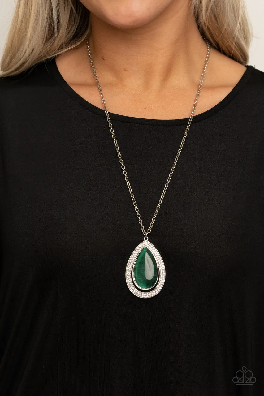 You Dropped This Green Paparazzi Necklace